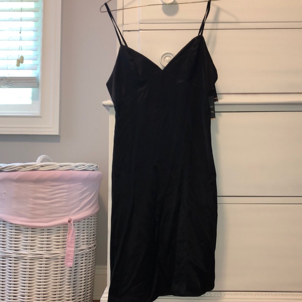 Forever 21 woven black dress